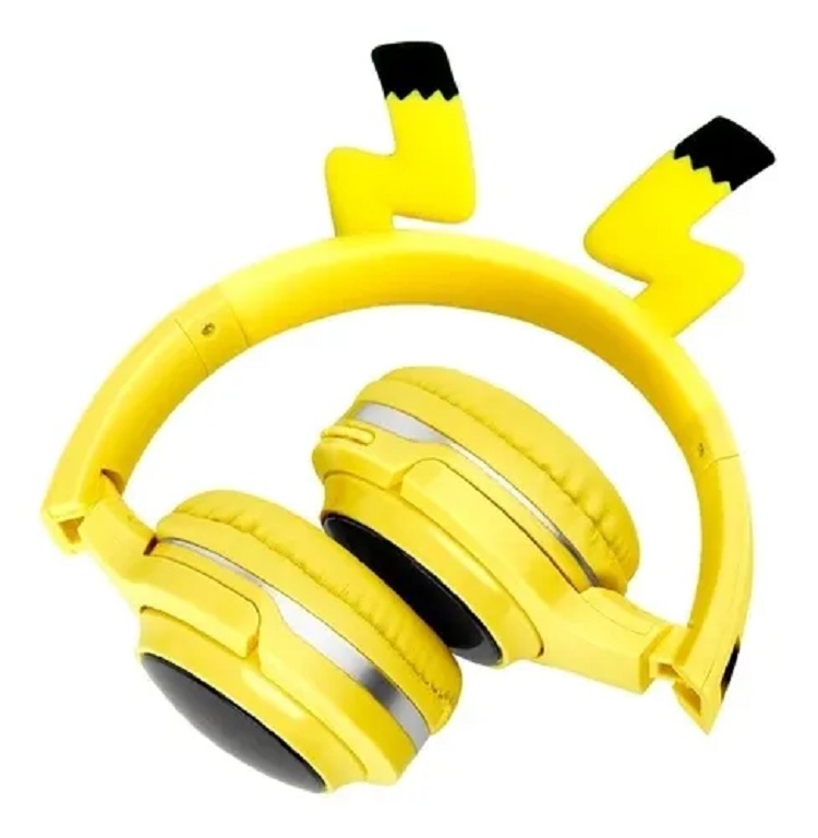 Audifonos Pikachu Niños Adolescentes Diadema Ajustable
