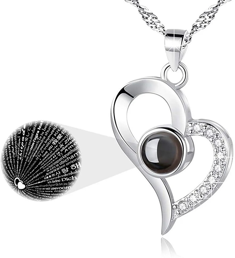 Collar Con Dije Te Amo Ideal Para Pareja