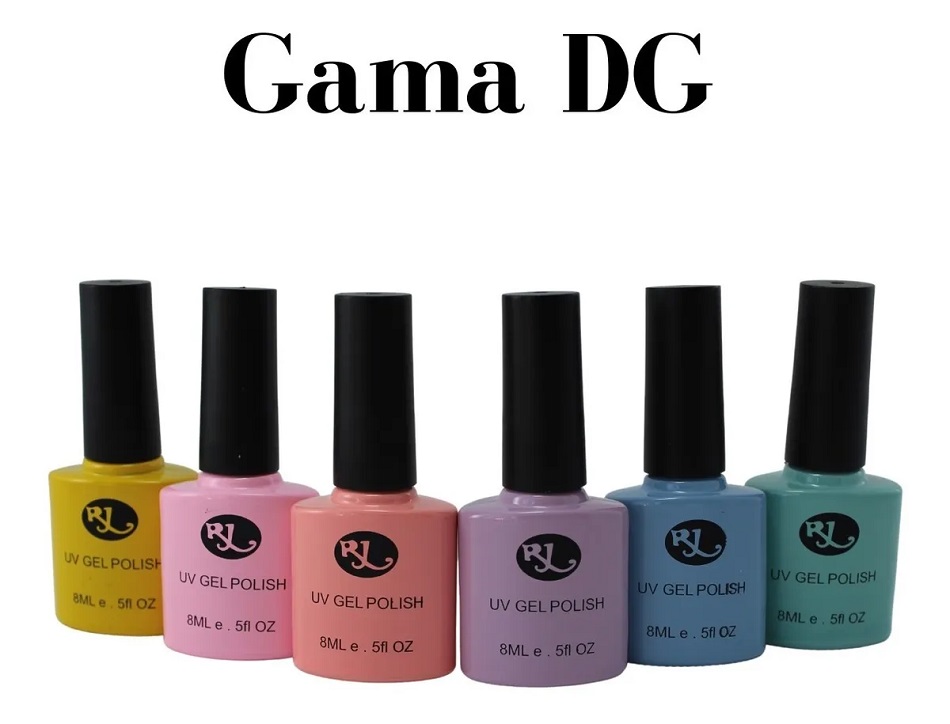 Kit Gel Semipermanente De 3 Pasos Gama De 6pz Letra Dg