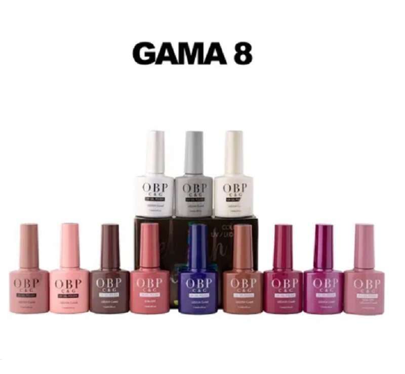 Gama De 12 Geles Semipermanente Esmalte Obp Gama 8
