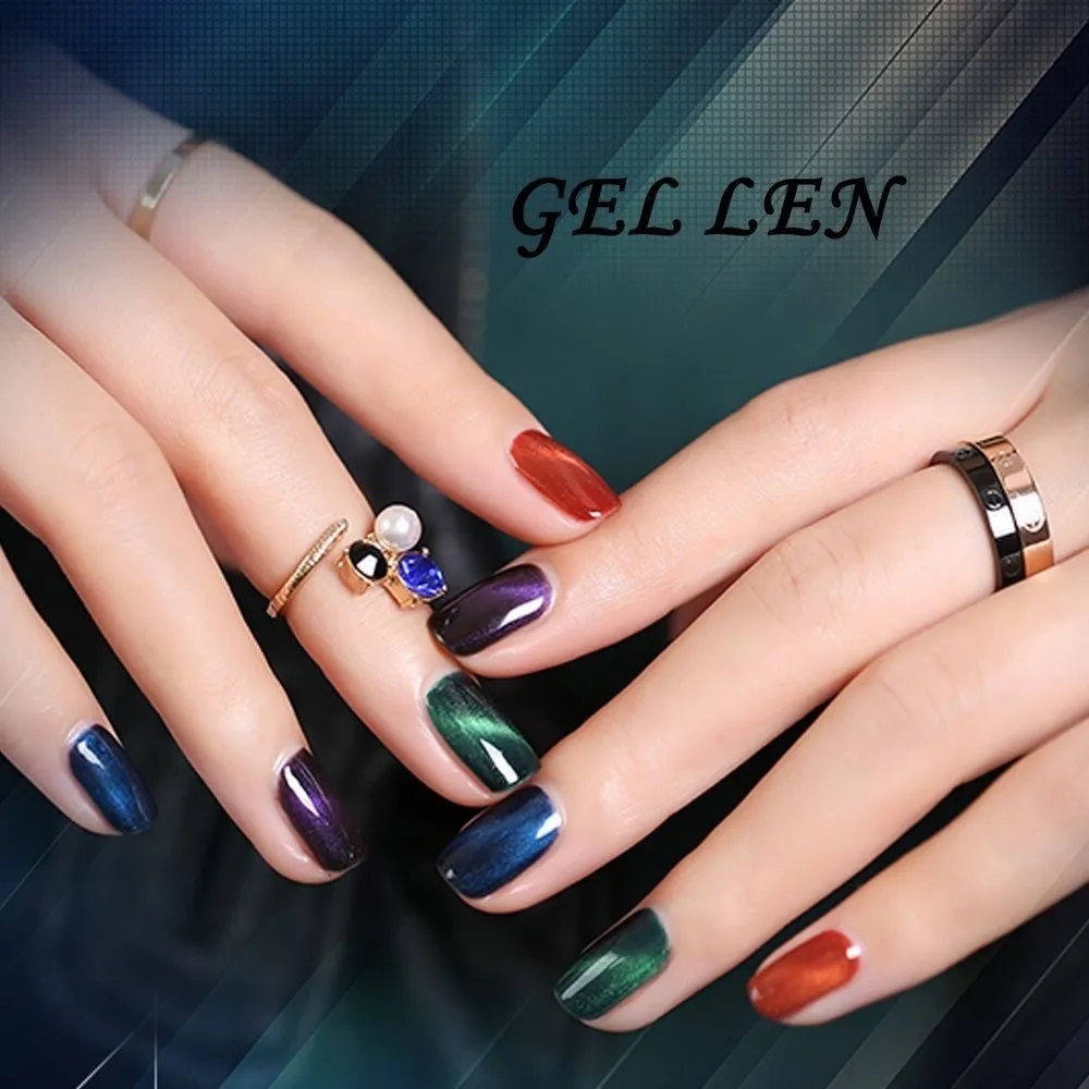 Esmaltes De Uñas Gel Efecto Ojo Gato 3D 