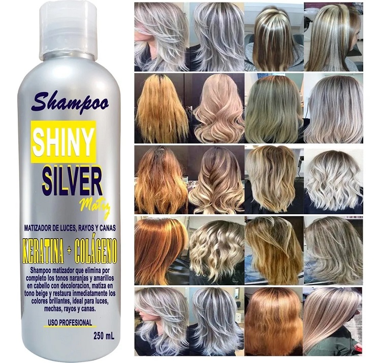 Shampoo Matizador Silver 250ml Cabello Rubio