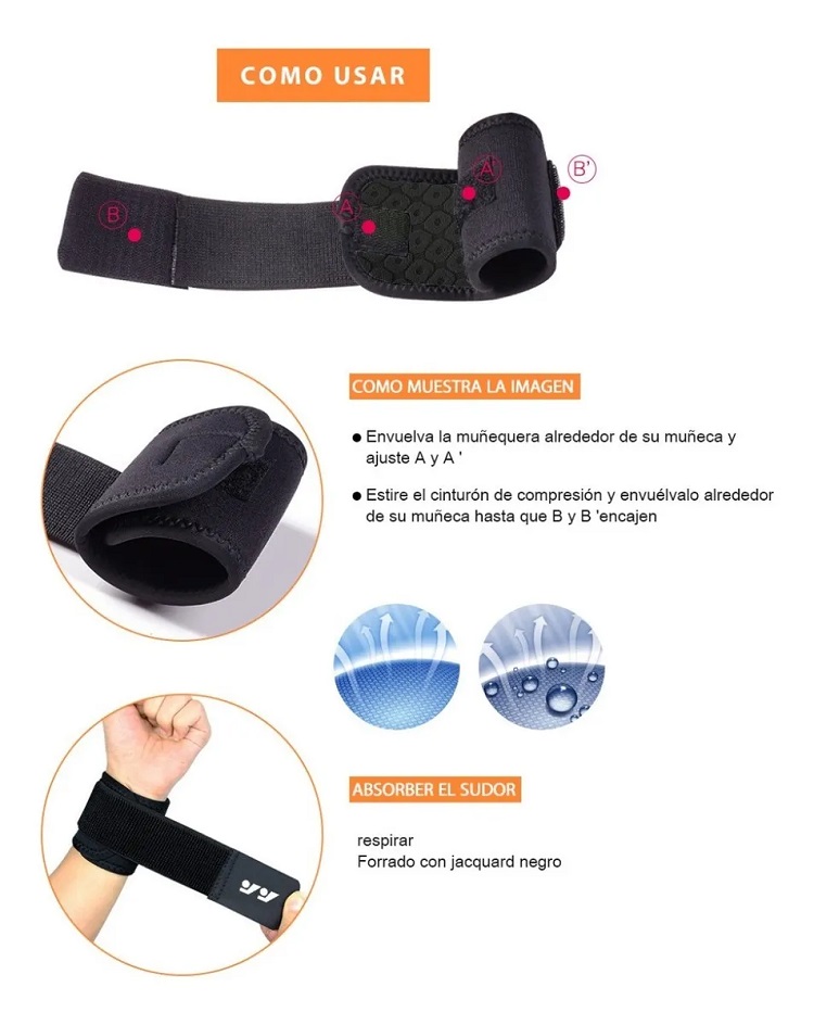 Par Muñequeras Crossfit Gym Pesas Gimnasio Premium