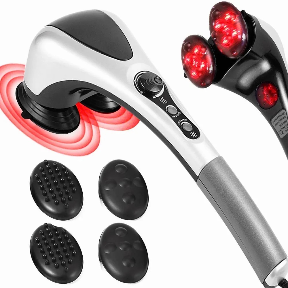 Masajeador Electrico Doble Cabeza Infrarojo Cuerpo Completo