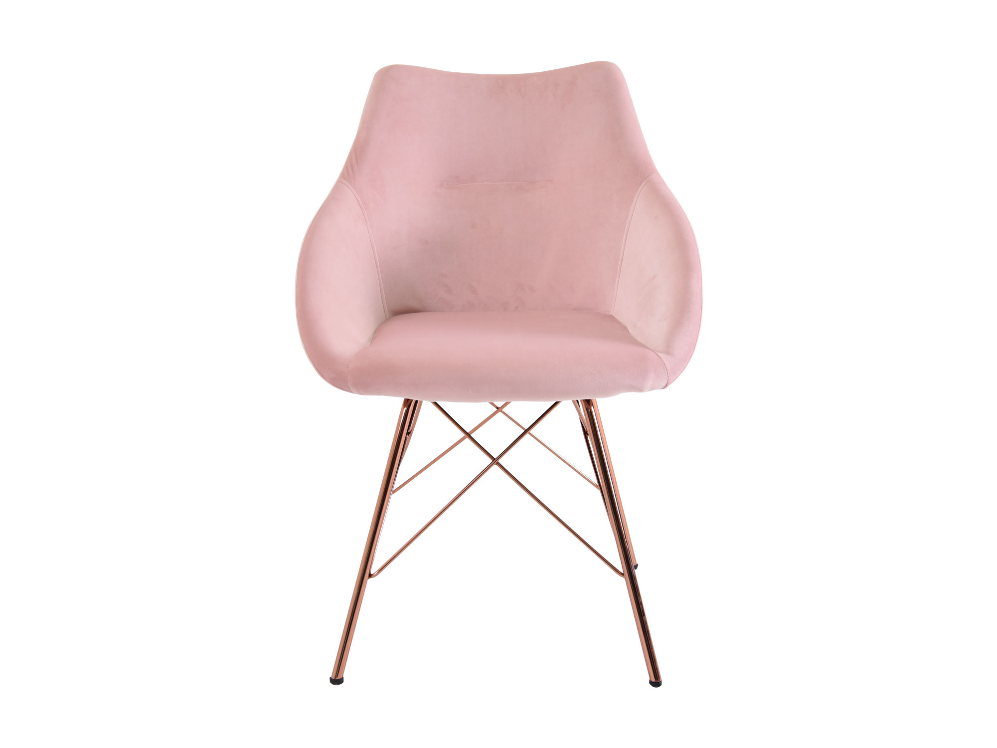 2 Sillones Individuales Jewel de Tela color Rosa