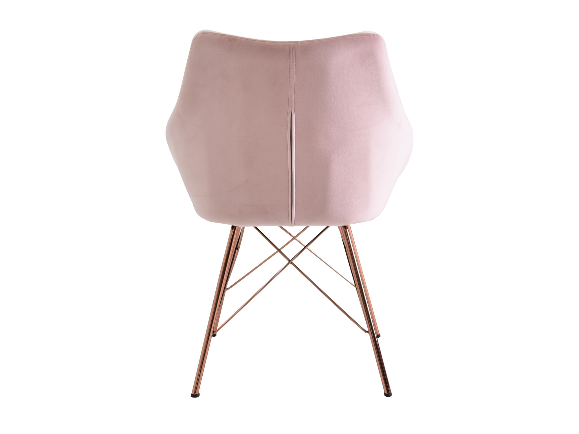 2 Sillones Individuales Jewel de Tela color Rosa