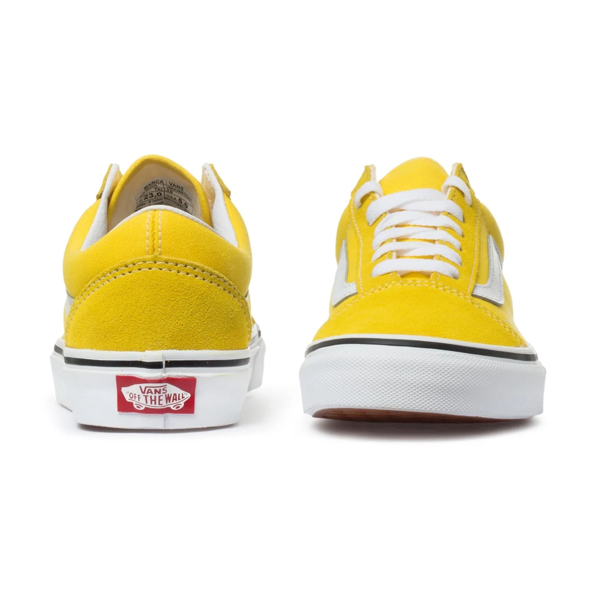 Tenis Vans Old Skool Cyber Amarillo Dama Originales 3WKTCA1