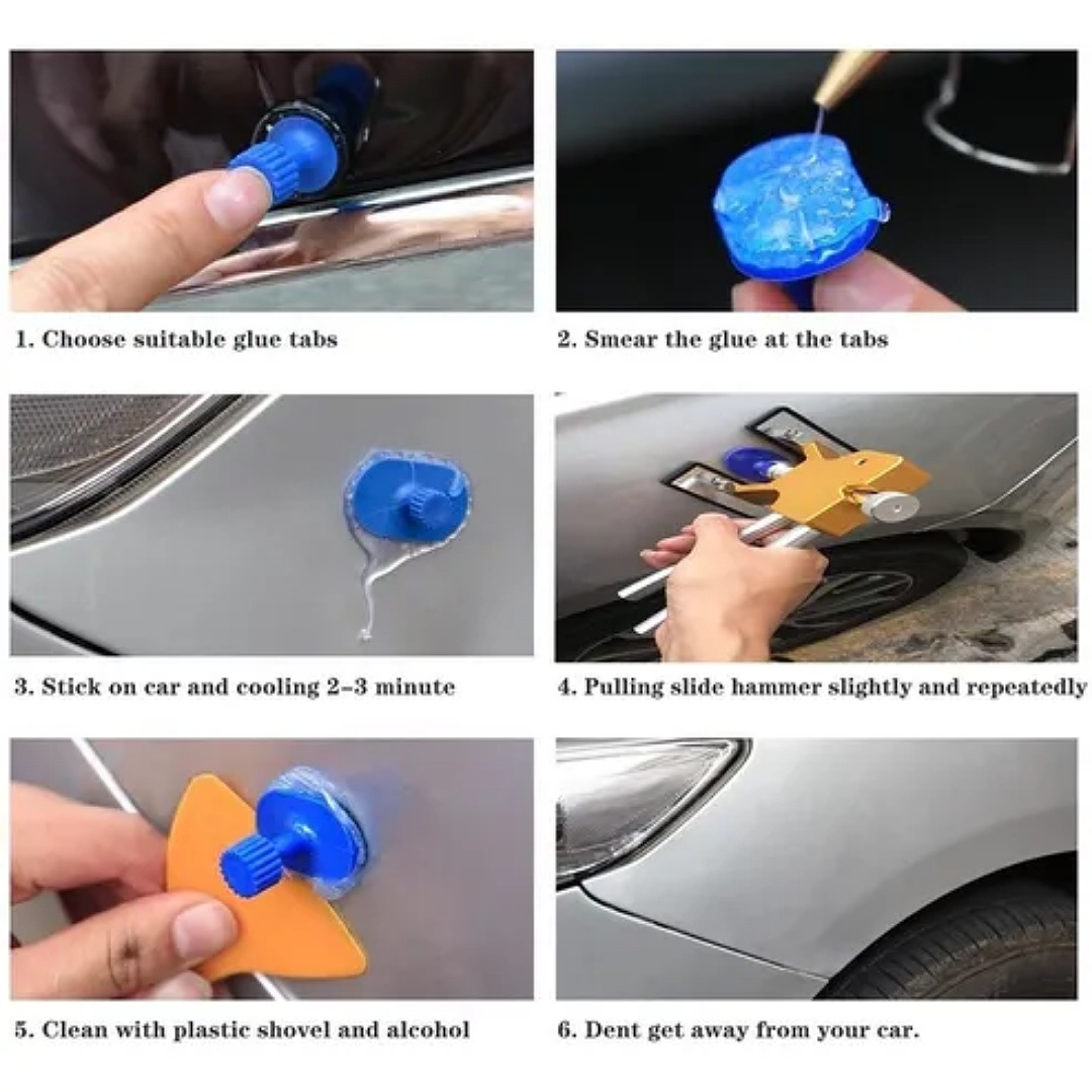 Kit Saca Golpes De Autos Carros Ventosa P/abolladuras 30pcs