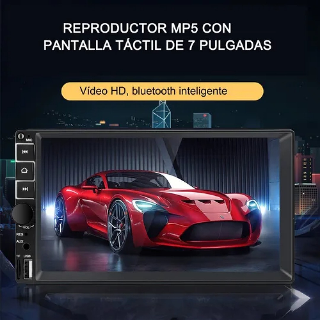 Autoestereos Pantalla Coche Bluetooth Remoto Volante Camara