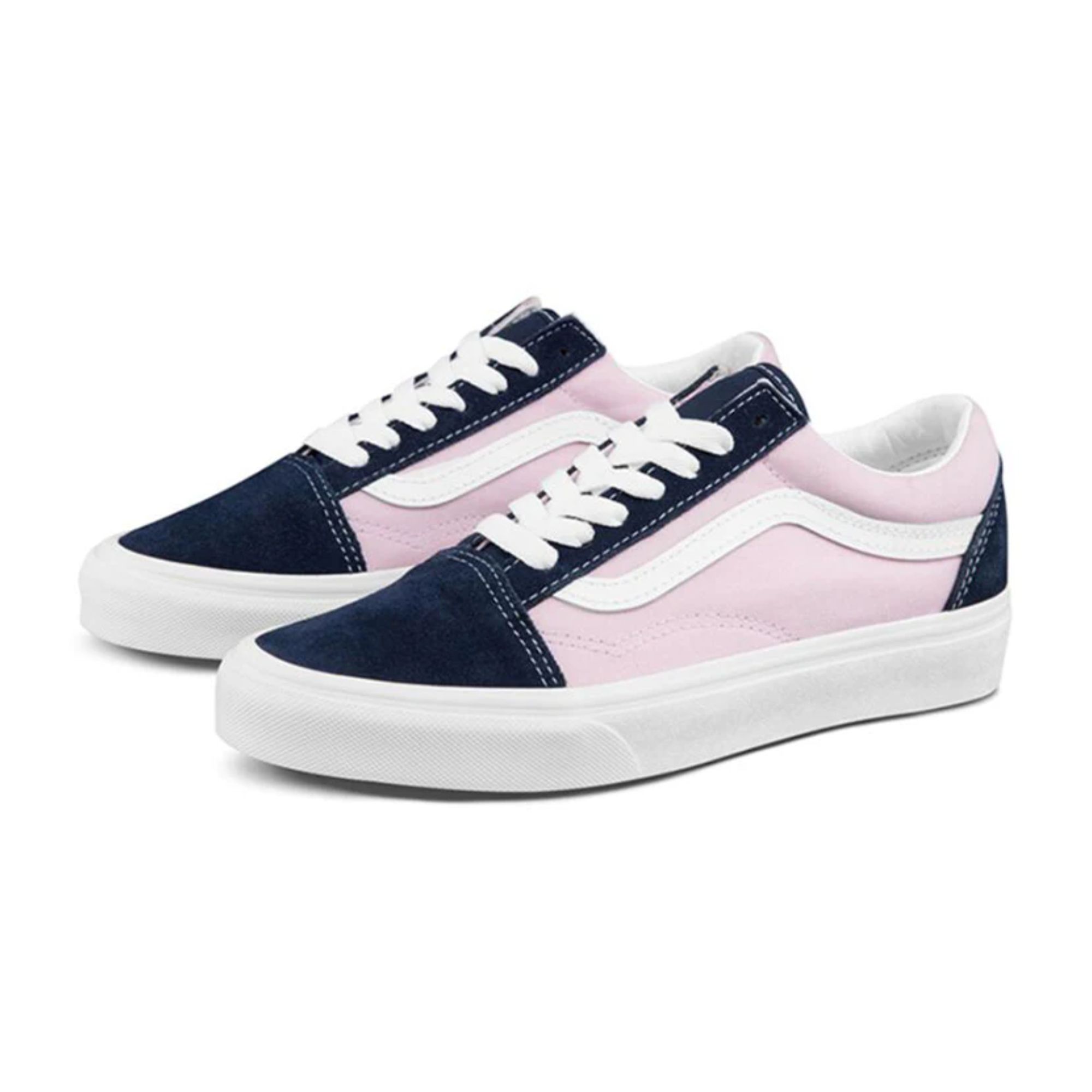 Vans rosas hot sale y azules