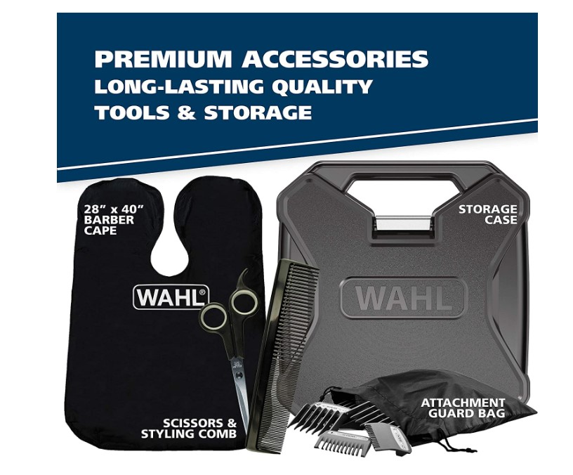 Recoradora De Cabello Wahl Clipper Elite Pro Kit #79602 Profesional con Accesorios
