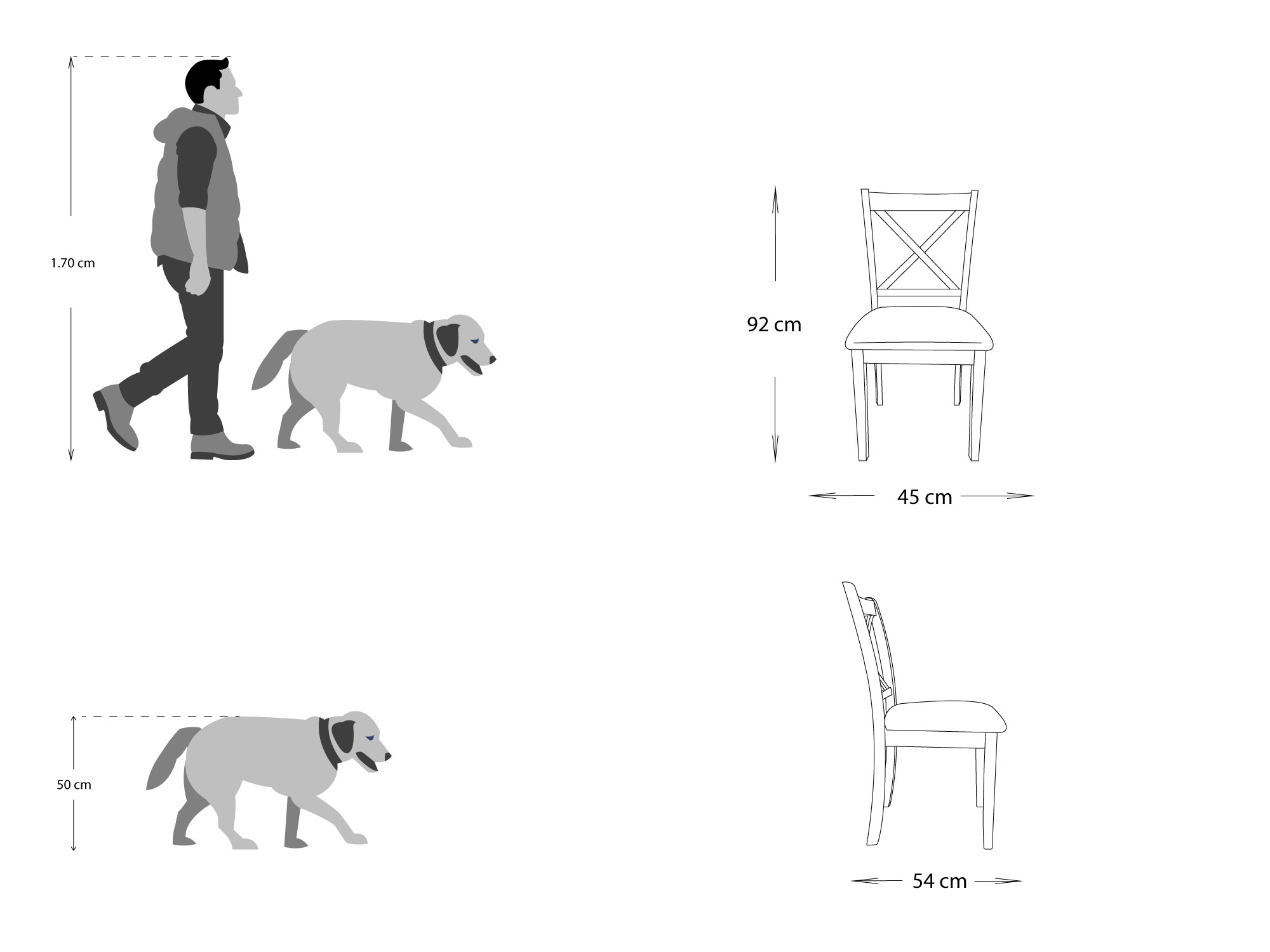 Escritorio Diego de Madera color Gris con Silla
