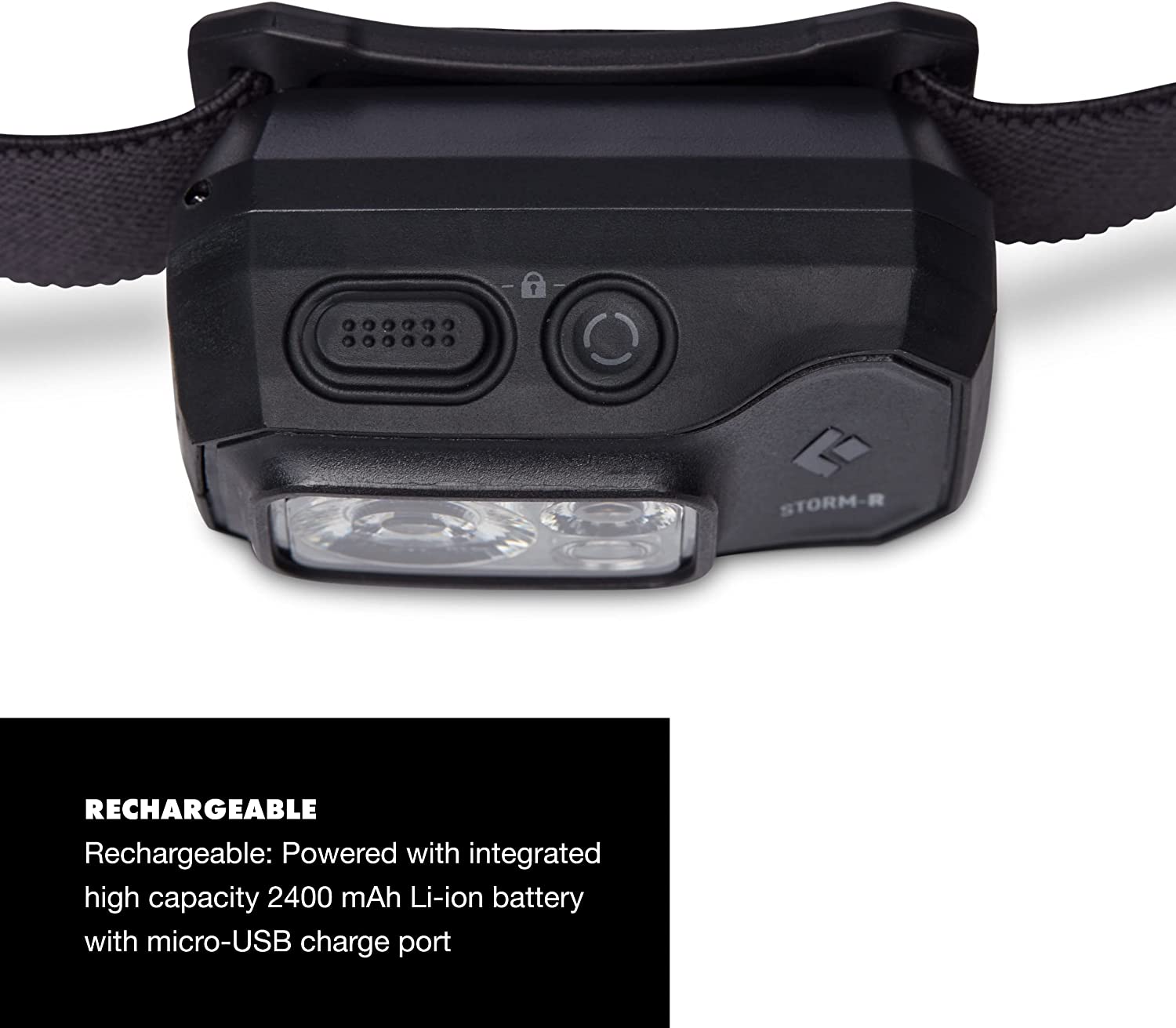 Black Diamond Equipment - Storm 500-R - Linterna frontal - Negro