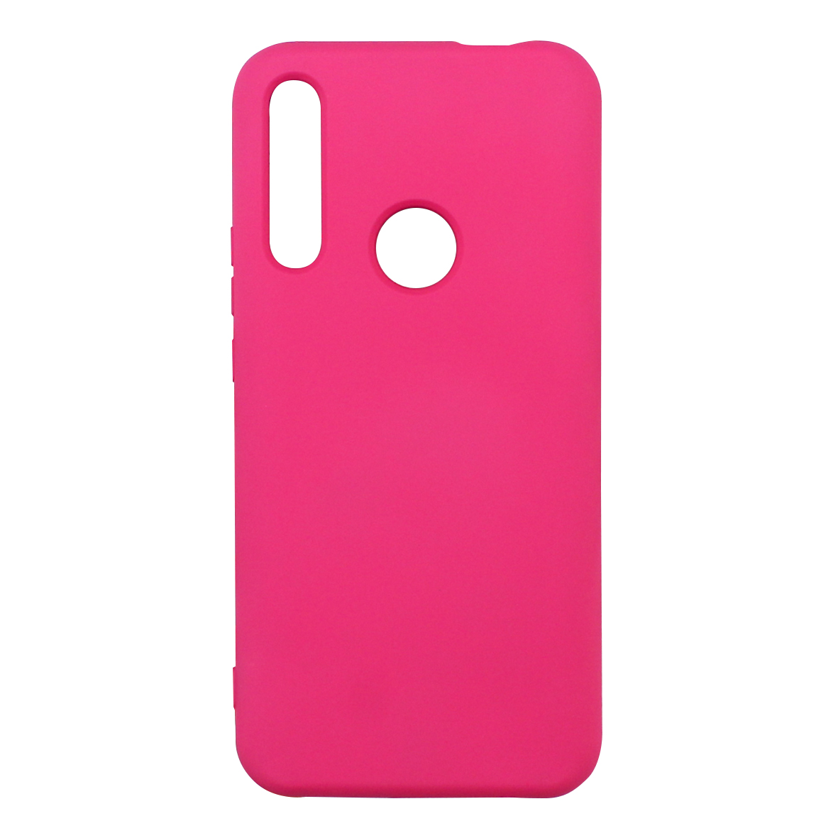 Funda Case Triche para HUAWEI Y9 PRIME 2019 Diseño Silicon Liso Color Rosa Neon