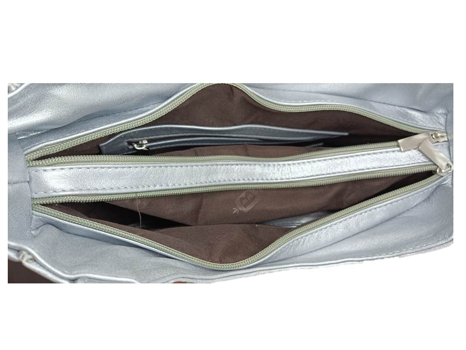 Bolsa Marina Plata / Camila Puff