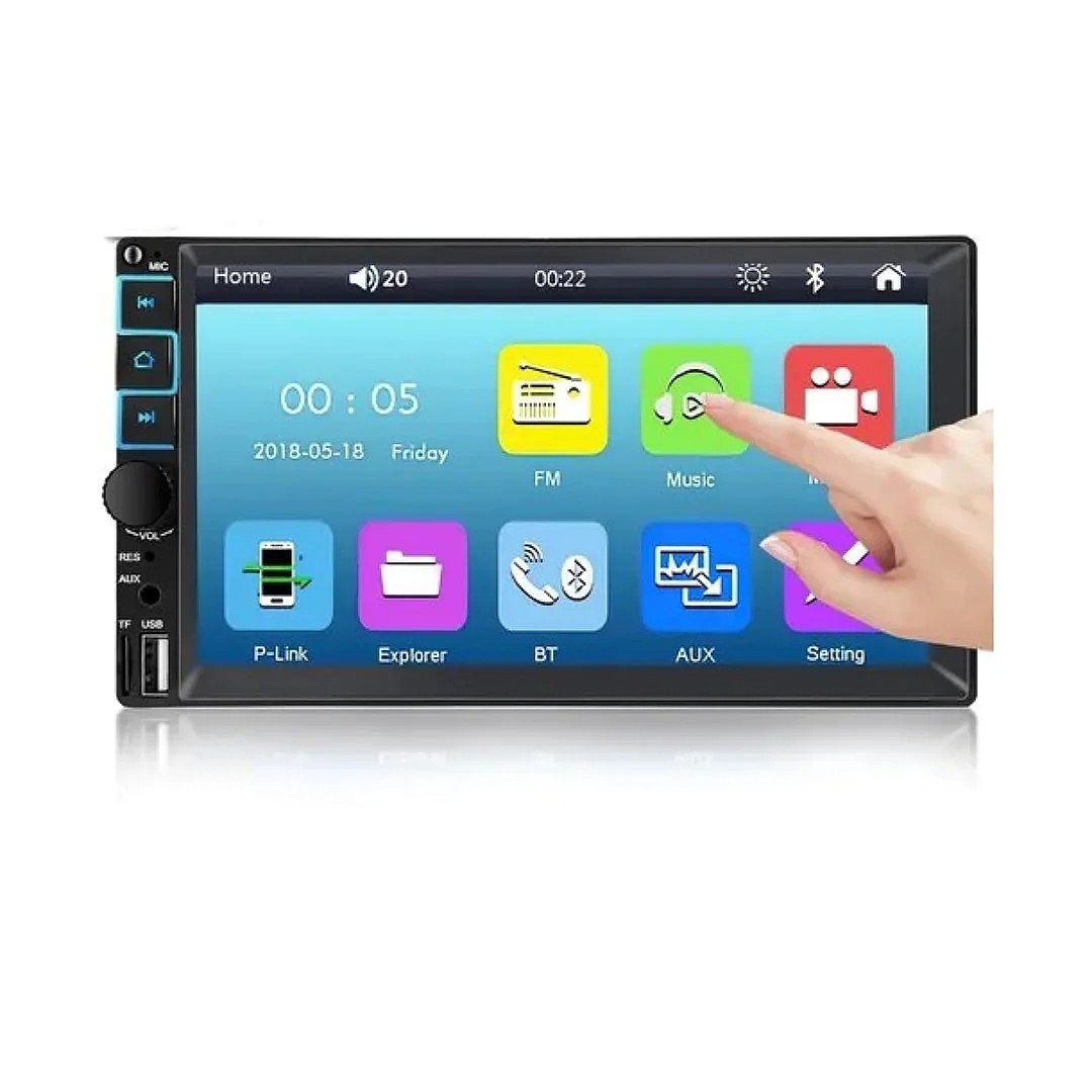 Autoestereos Pantalla Coche Bluetooth Remoto Volante Camara