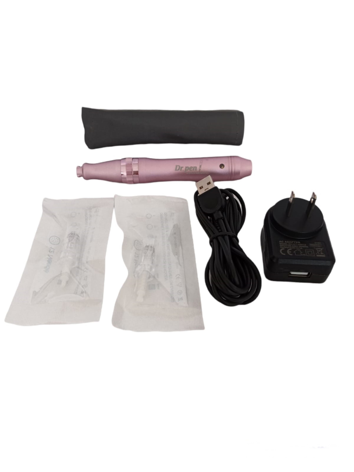 Dermapen Microagujas Con 2 Cartuchos de 12 agujas Profesional Inalámbrico Eléctrico Ultima M7 Derma Pen Kit de Herramientas Antienvejecimiento el Cuidado de la Piel