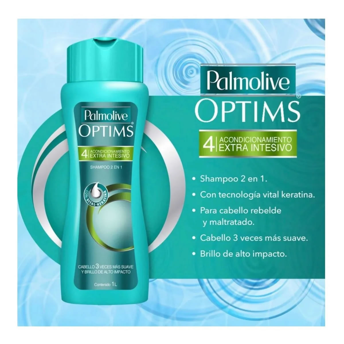 Shampoo Nivel 4 Acondicionamiento 1 L Palmolive 119841 SMS