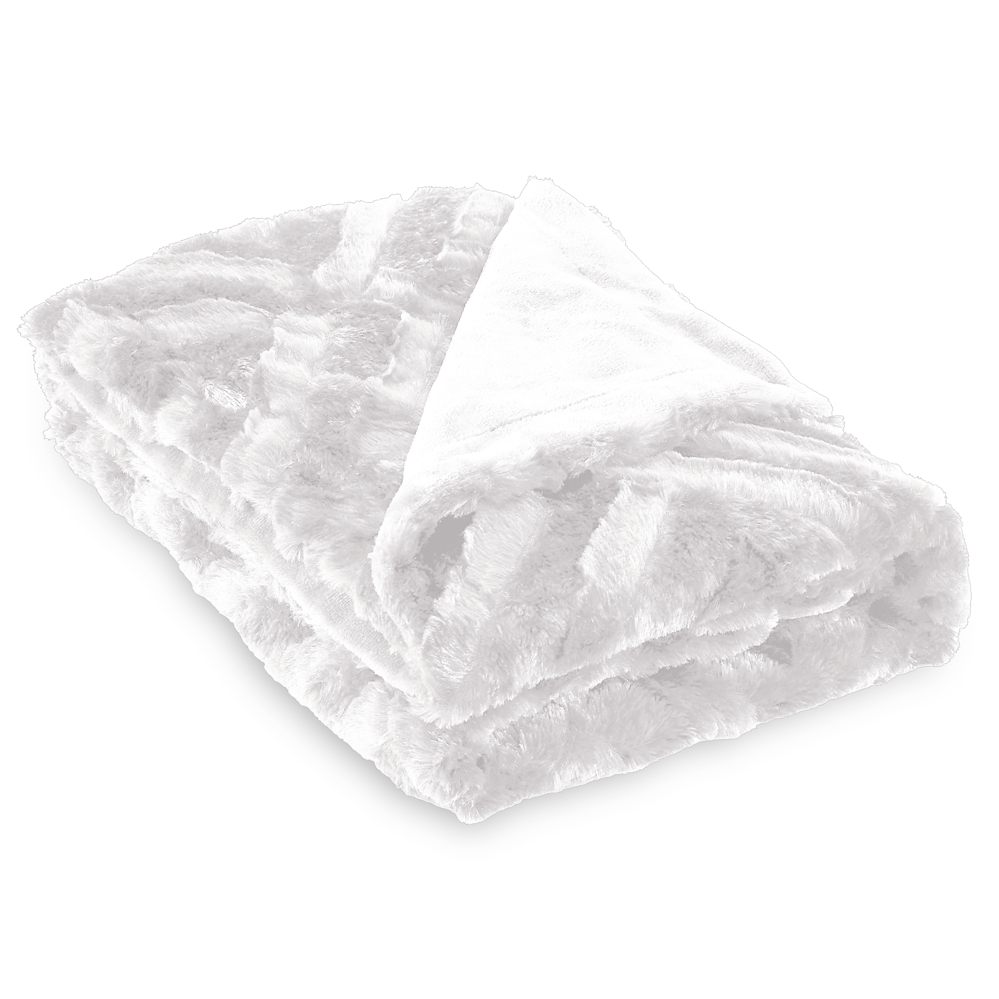 Frazada Manta Texturizada Ligera Color Blanco - Modern Threads