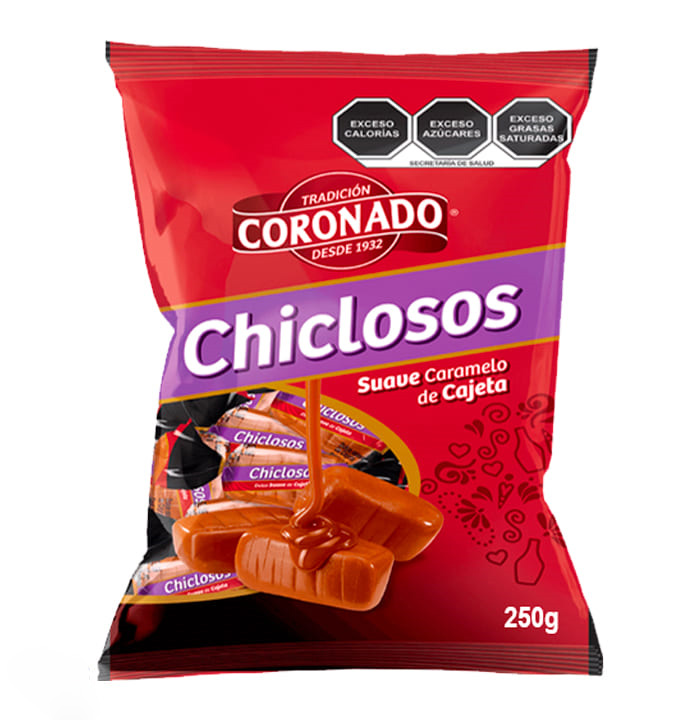 Dulce Cajeta Chicloso Coronado Bolsa 250gr