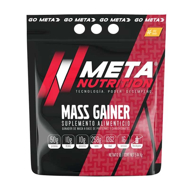 Ganador Meta Nutrition Meta Mass Gainer 12 Lbs. 16 Serv. - Chocolate