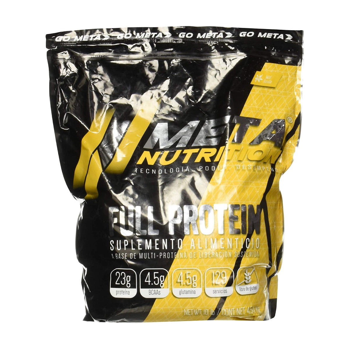 Proteina Meta Nutrition Full Protein 10 lbs 129 Serv. - Power Chocolate