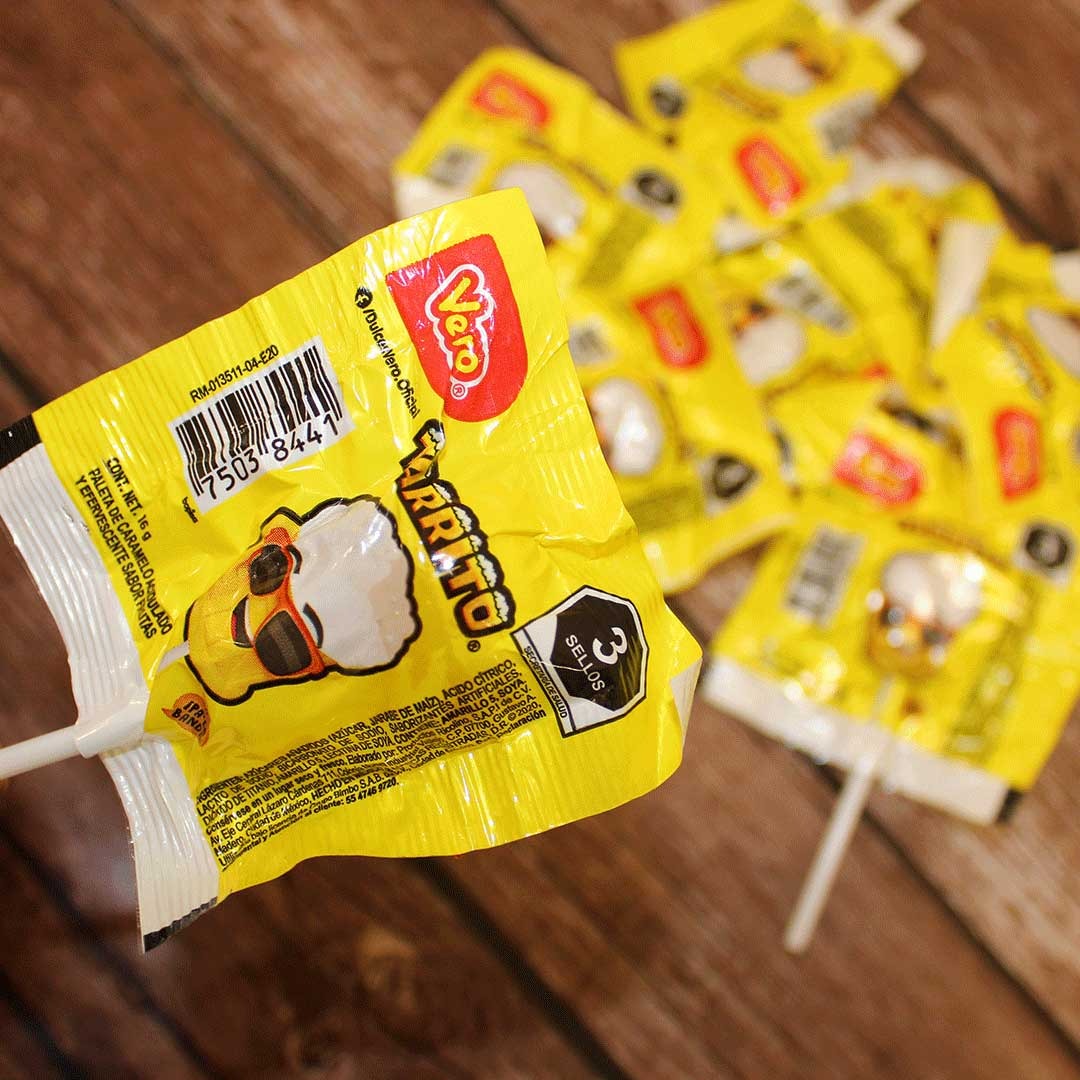 Paleta Tarrito Cerveza - Caramelo Macizo Vero 40 pzs