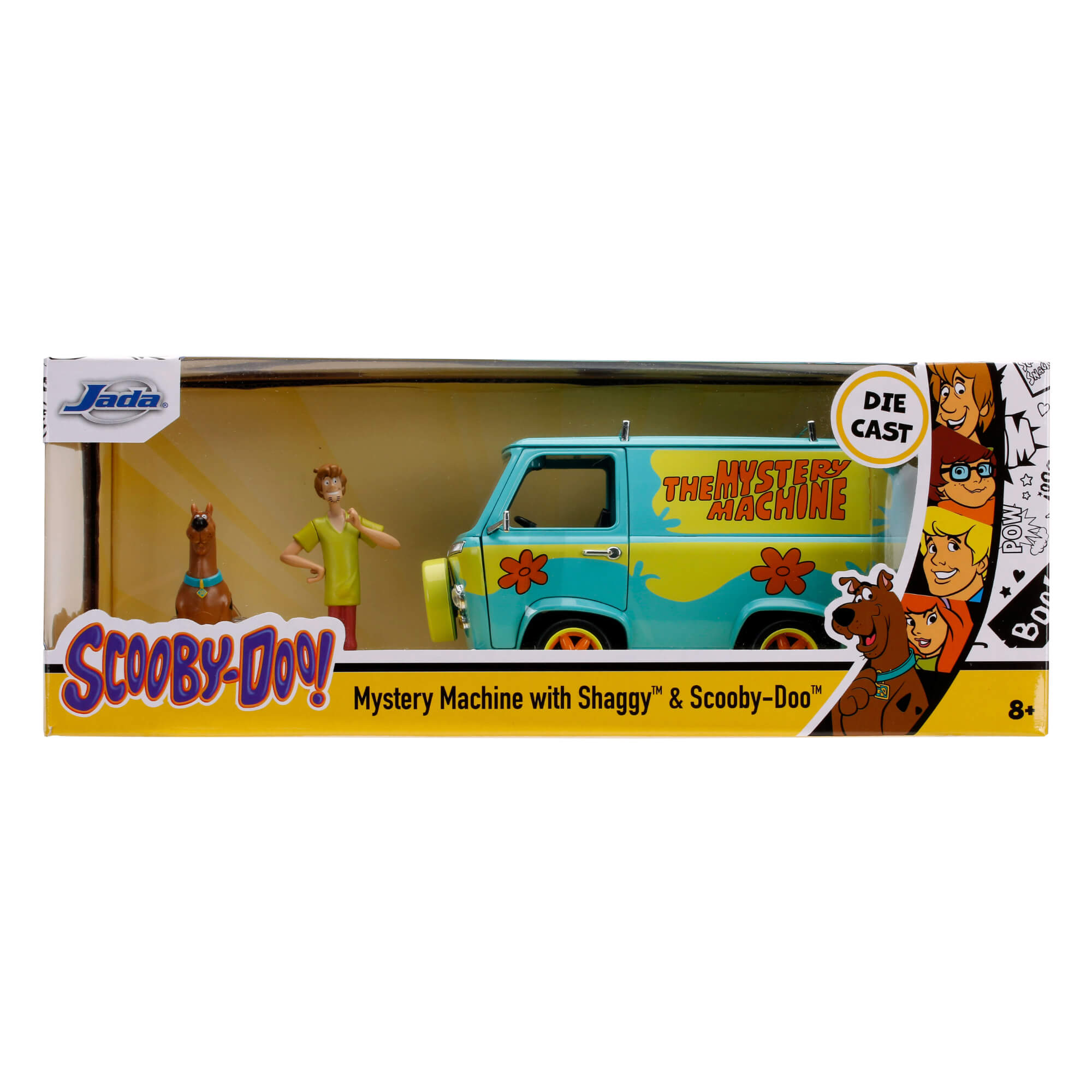 Mystery Machine con Figuras de Shaggy & Scooby Doo Hollywood Rides Jada Toys Escala 1:24