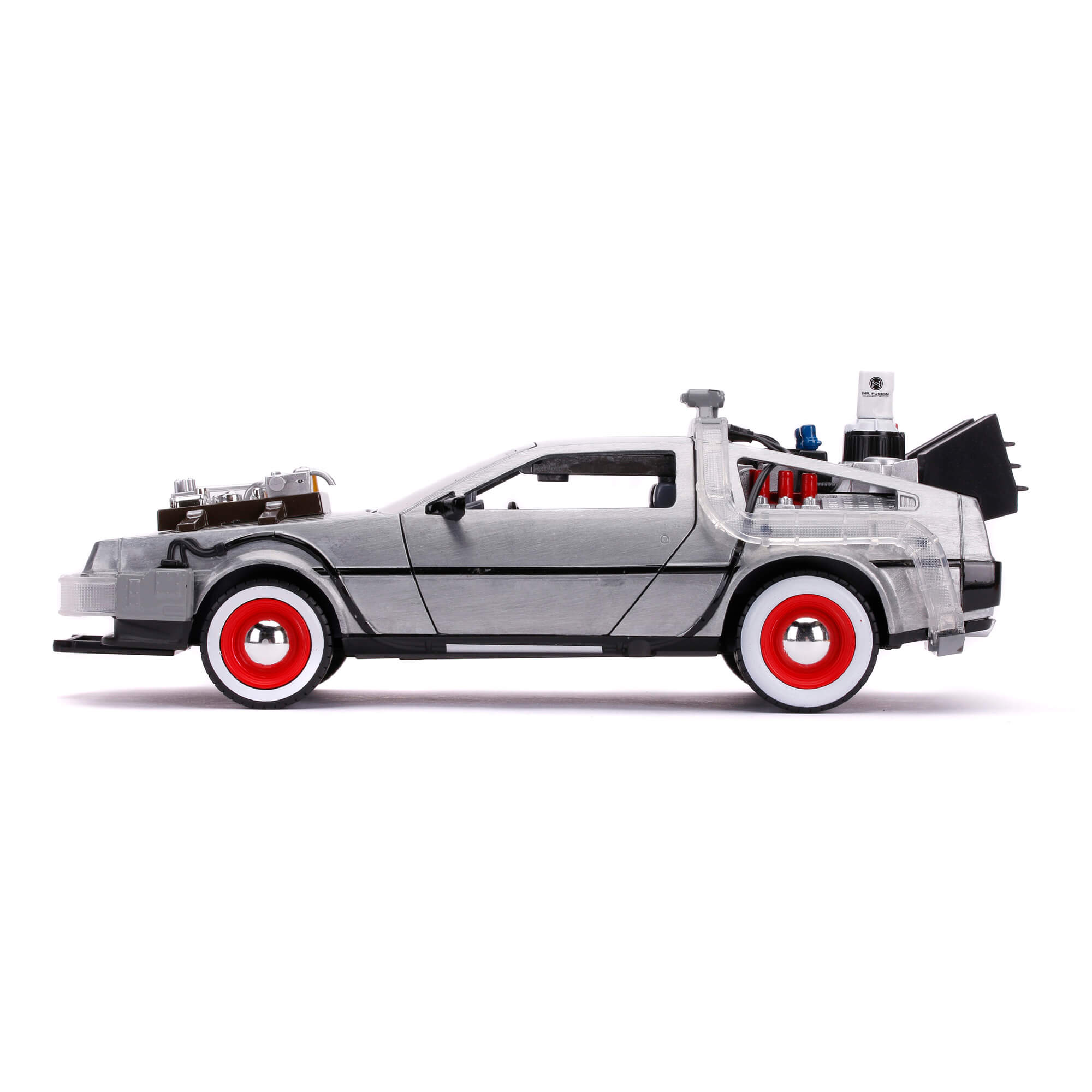 Delorean Time Machine 3 con Luz Volver Al Futuro Back To The Future Jada Toys Escala 1:24