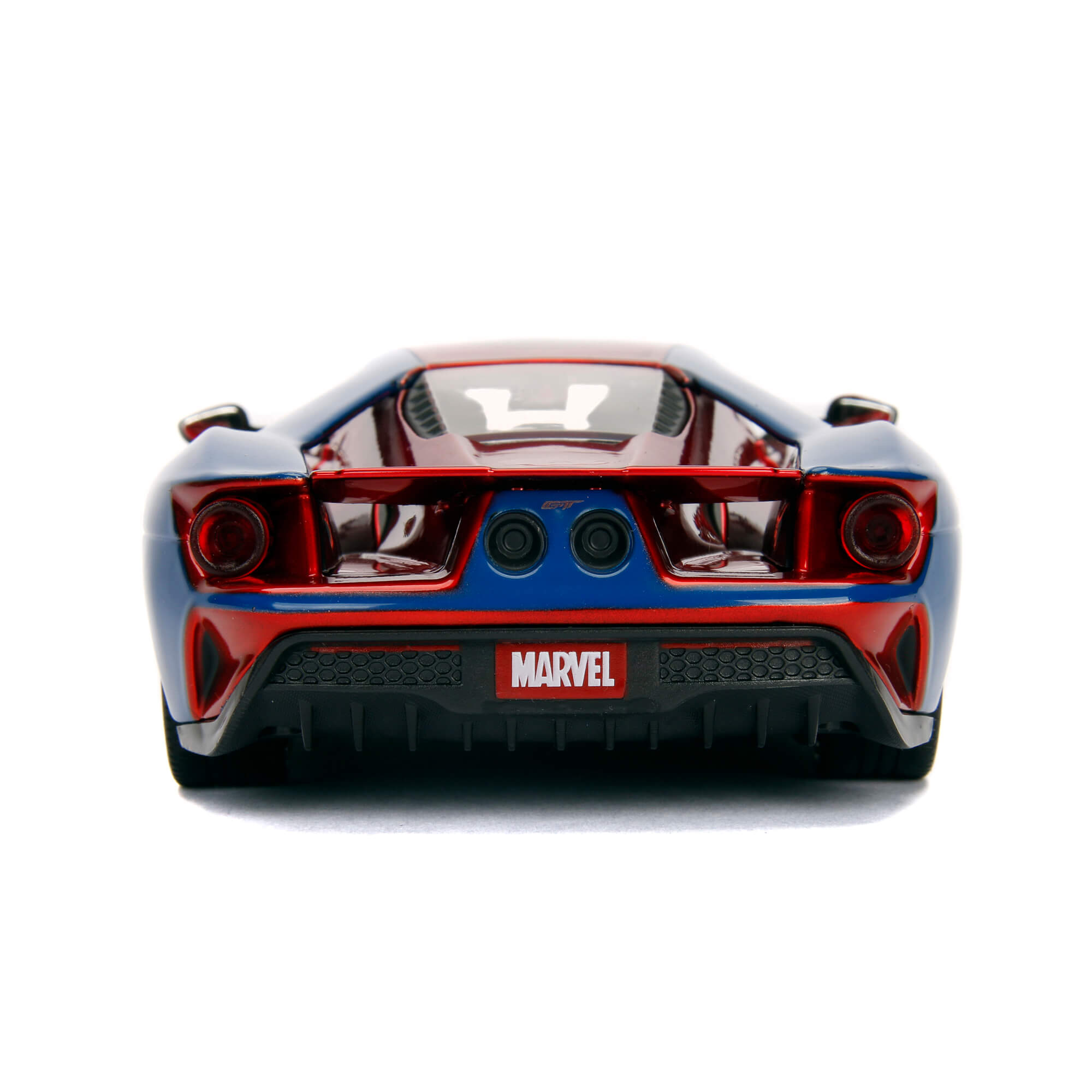 2017 Ford GT con Figura Spider-Man Marvel SPIDERMAN Avengers Jada Toys Escala 1:24