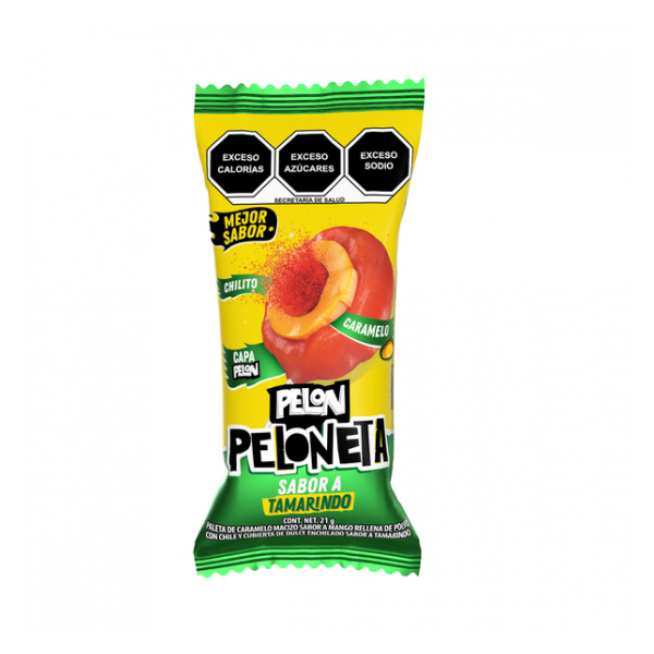 Pelón Peloneta 18 piezas Paleta Con Tamarindo