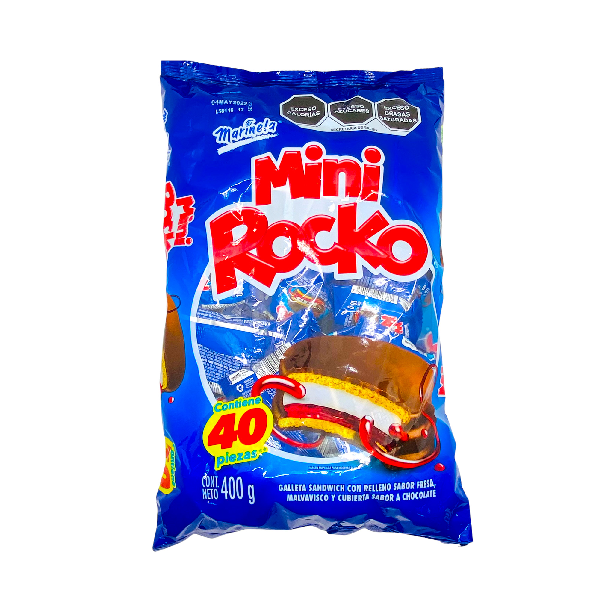 Galleta Mini Rocko Marinela 40pzs