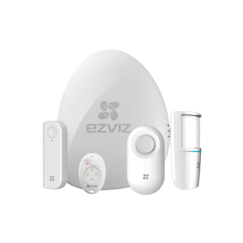 KIT DE ALARMA INTELIGENTE BS-113A, INALÁMBRICO, CON HUB DE SENSOR PIR, CONTACTO DE MOVIMIENTO Y CONTROL