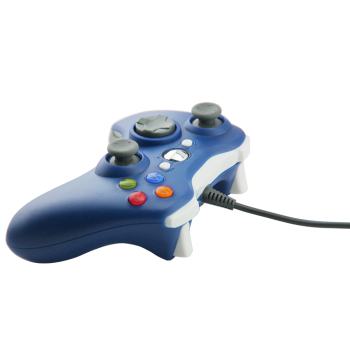 Control Genérico Compatible con xbox 360 Alámbrico Azul