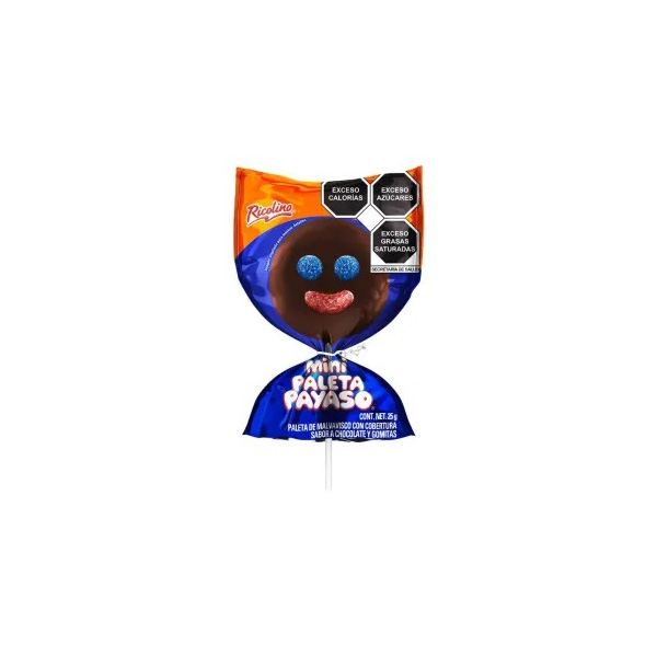 Caja Mini Paleta Payaso Ricolino 15 piezas