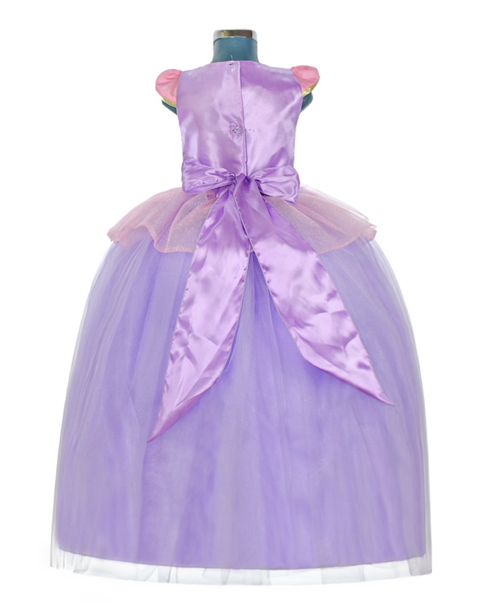 Disfraz Vestido Rapunzel Niña Princesa Enredados Elegante