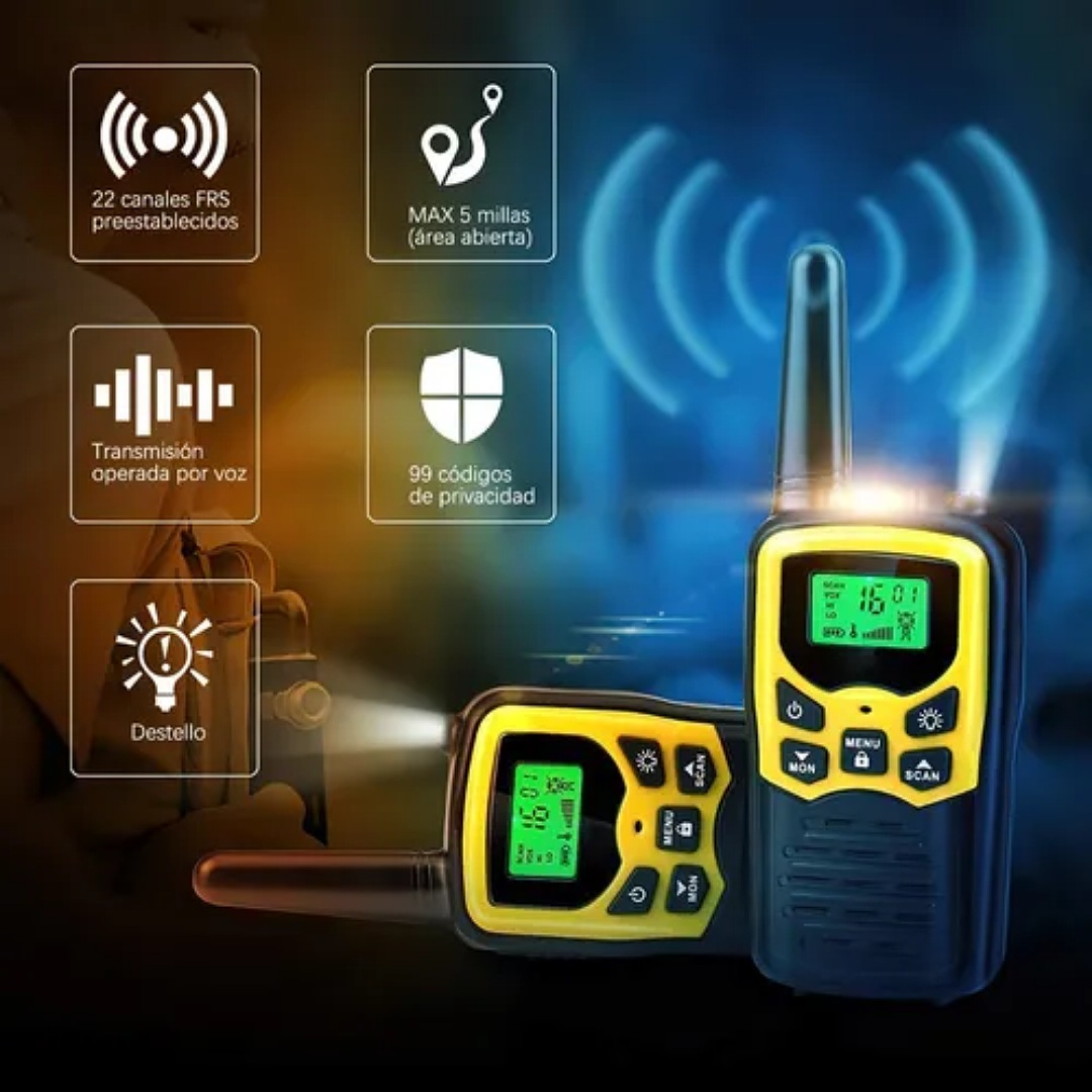 Walkie Talkie 22 Frs Canales