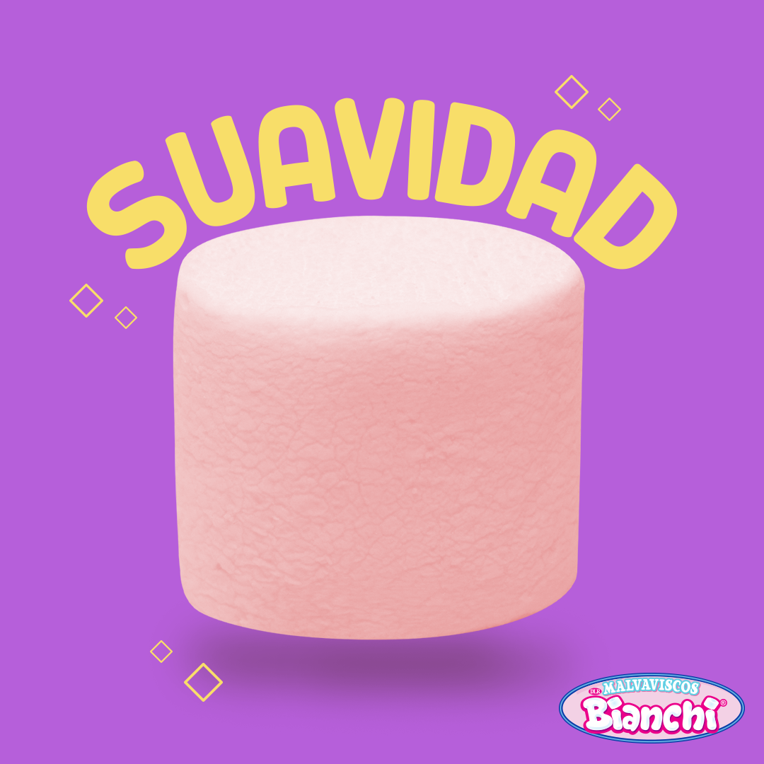 Bombon Bianchi Grande Malvaviscos 45 piezas Fresa Vainilla