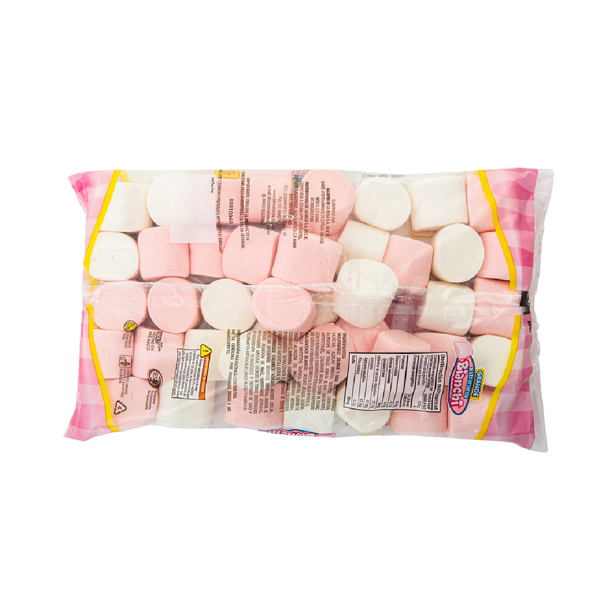 Bombon Bianchi Grande Malvaviscos 45 piezas Fresa Vainilla