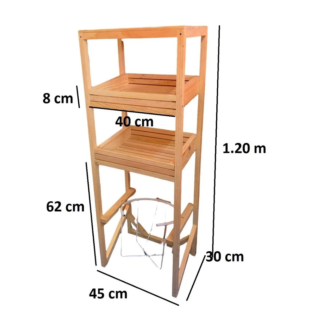 Frutero Organizador Madera Cocina Porta Garrafon Reforzado 