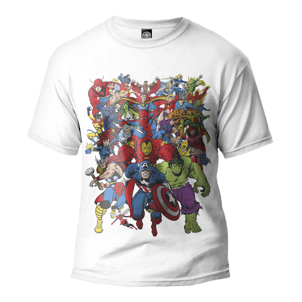 Playera Marvel Avengers Spiderman Thor Hulk Iron Man