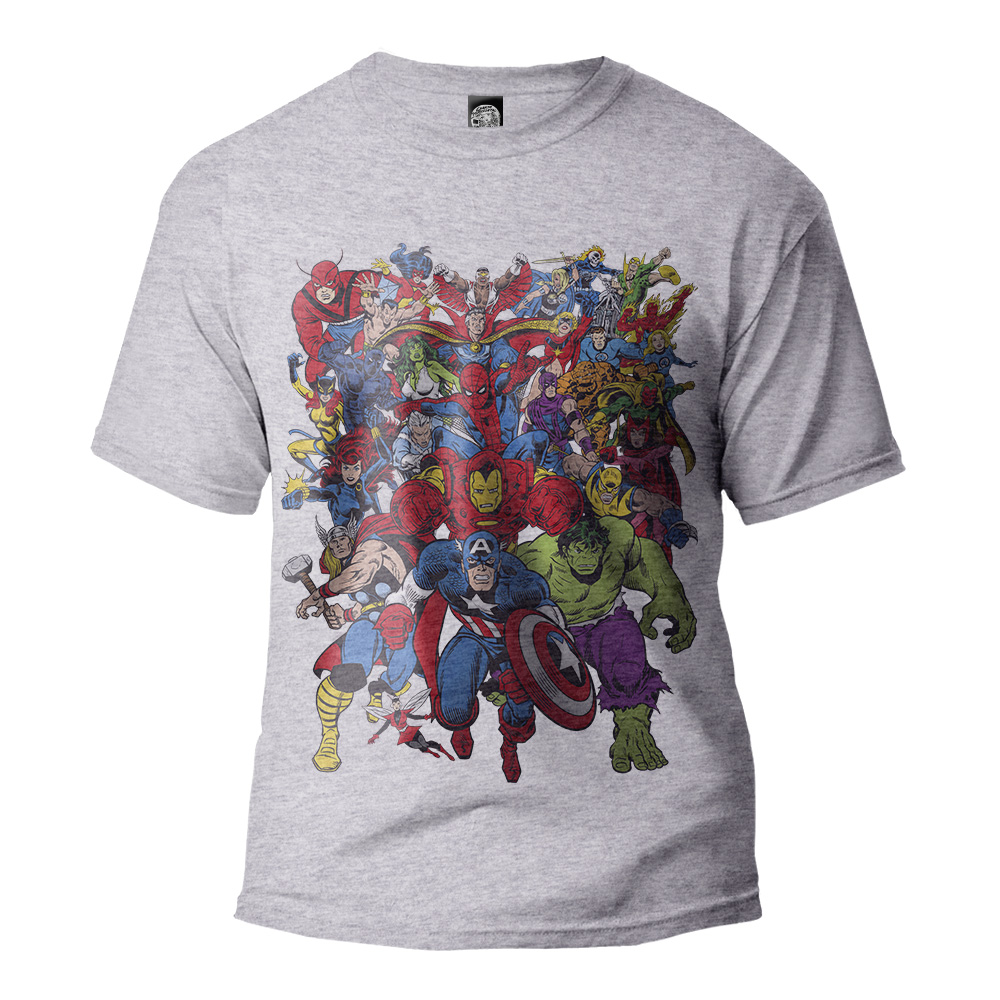 Playera Marvel Avengers Spiderman Thor Hulk Iron Man