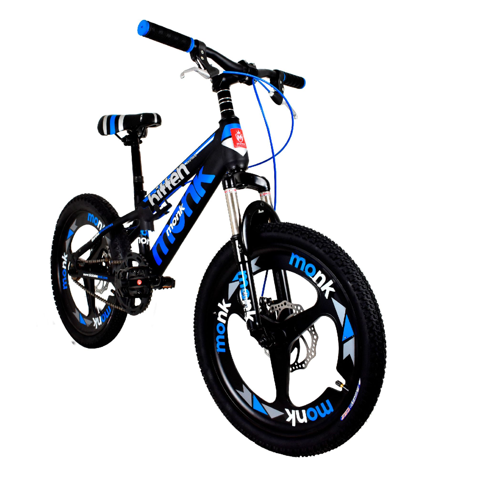 Bicicleta Rodada 20 Para Niño Monk Bitten Azul