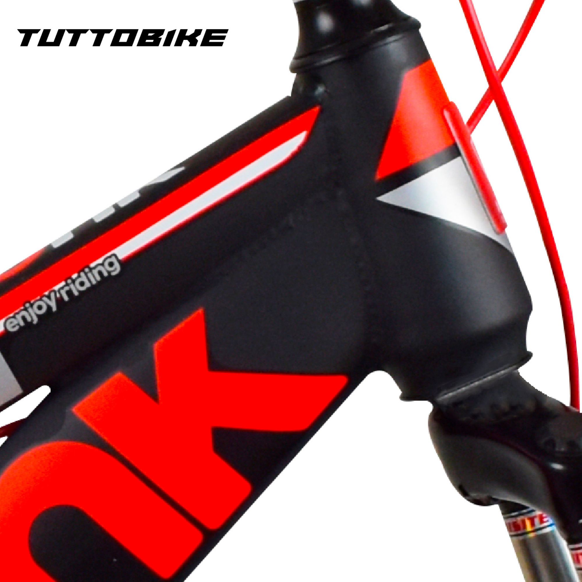 Bicicleta Rodada 20 Para Niño Monk Bitten Rojo