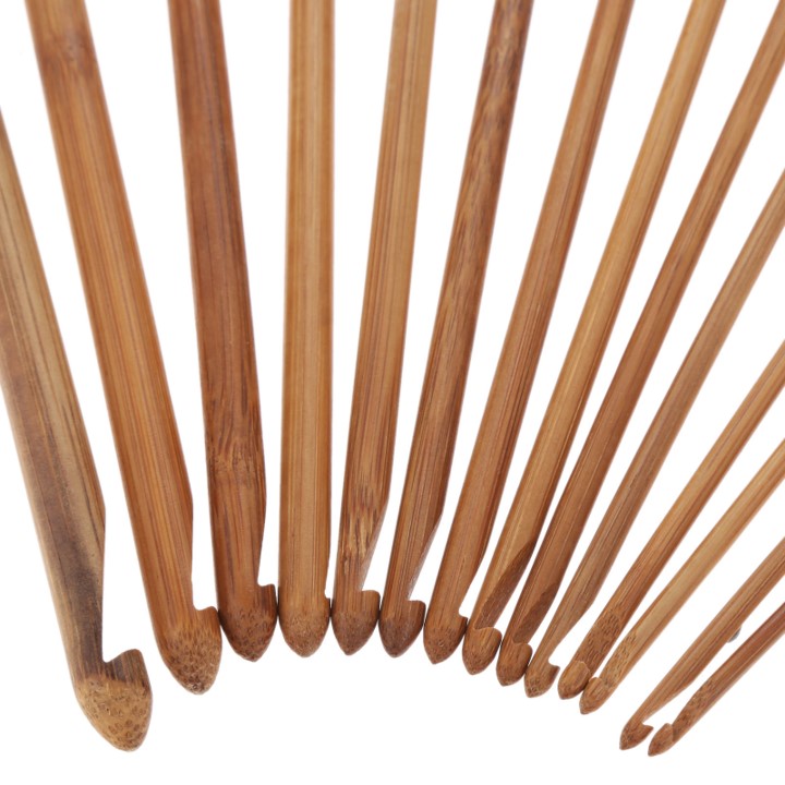 Set de Agujas Tunecinas Dobles de Bambu