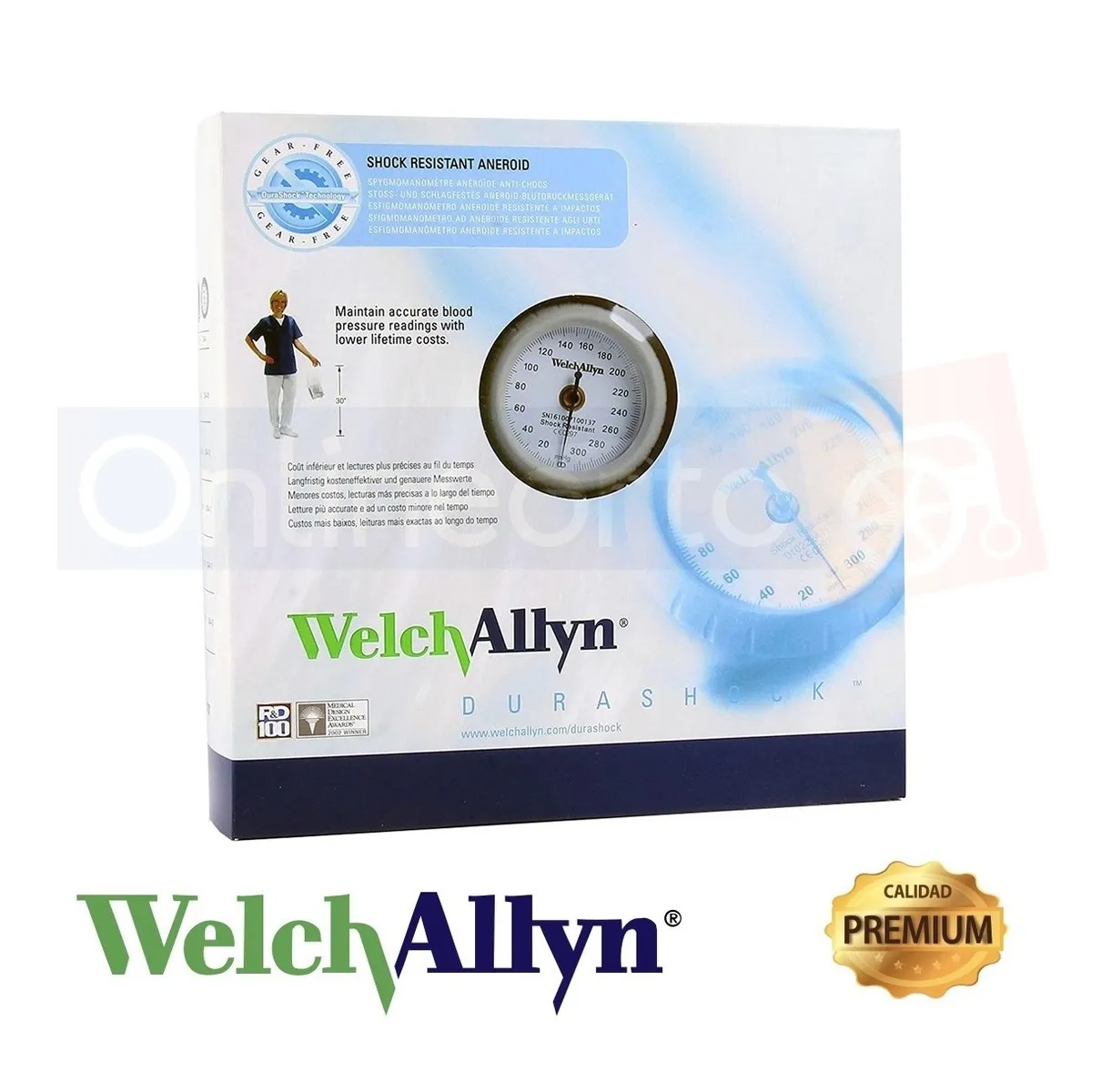 Baumanometro Esfigmo Aneroide Durashock S Bronce Welch Allyn