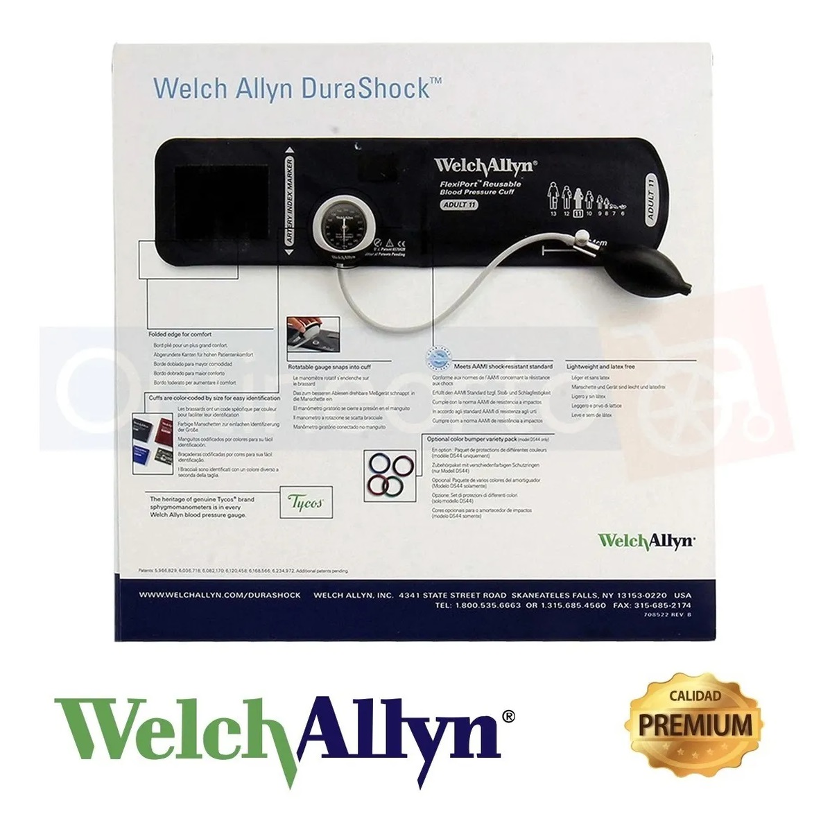 Baumanometro Esfigmo Aneroide Durashock S Bronce Welch Allyn