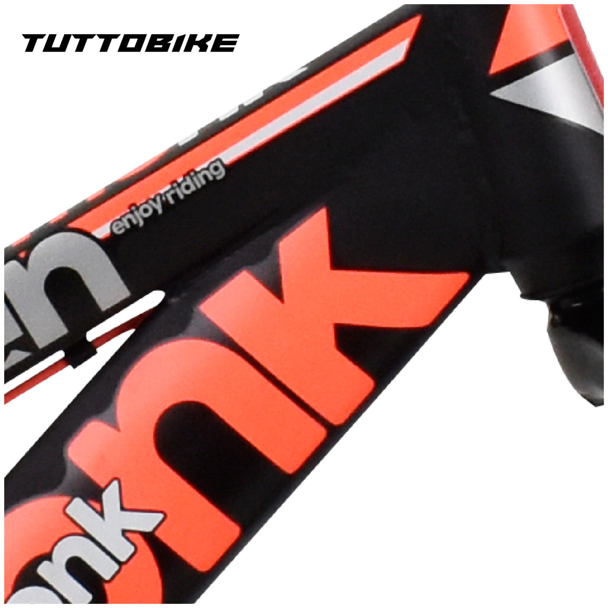 Bicicleta Rodada 20 Para Niño Monk Bitten Naranja