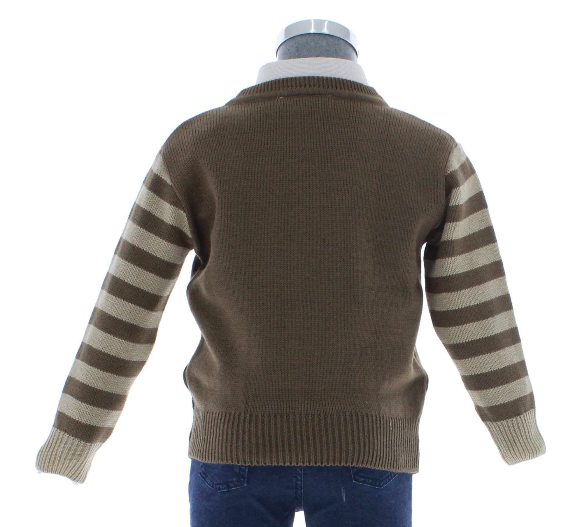 Sueter Café Niño Tejido 2405 1 a 10 Años.