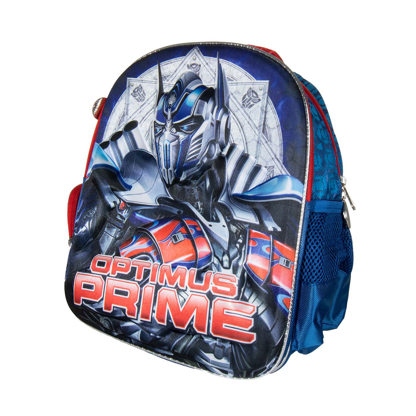 Mochila Ruz Niño Hasbro Transformers Optimus Prime Azul Escolar 121235